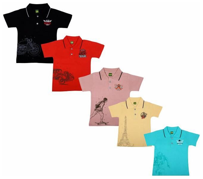 

Kavin Boy Cotton Printed T-shirt - Multi