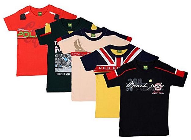

Kavin Boy Cotton Printed T-shirt - Multi