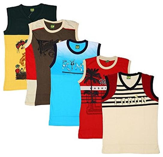 Kavin Boy Cotton Printed T-shirt - Multi