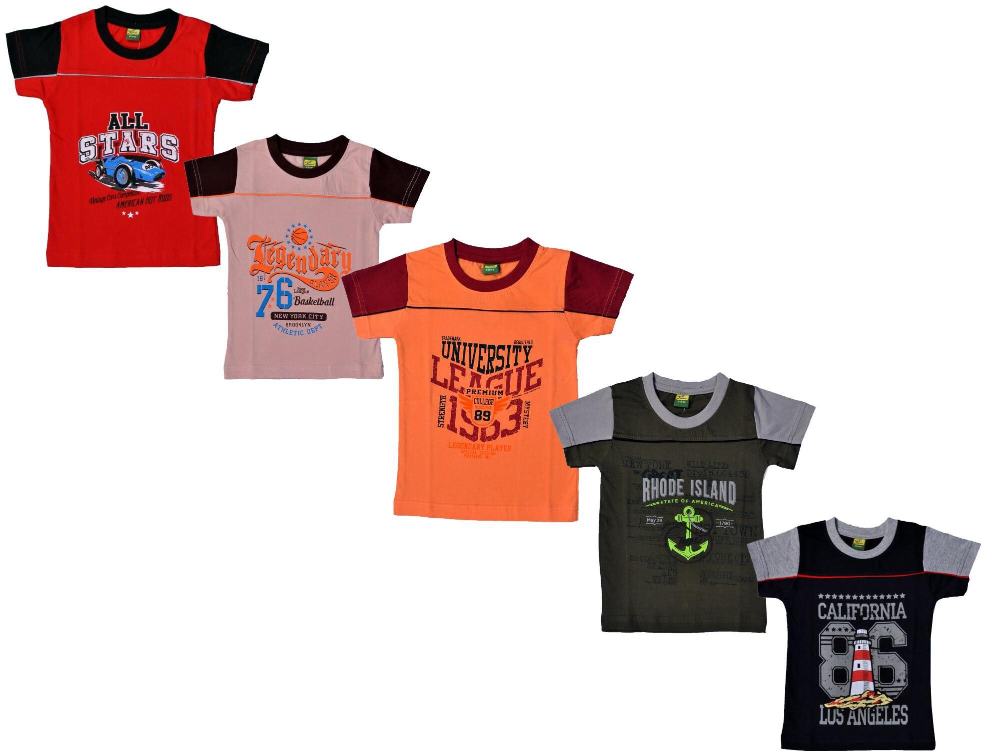 

Kavin Boy Cotton Printed T-shirt - Multi