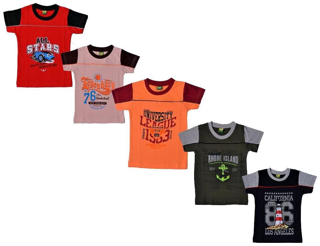 

Kavin Boy Cotton Printed T-shirt - Multi