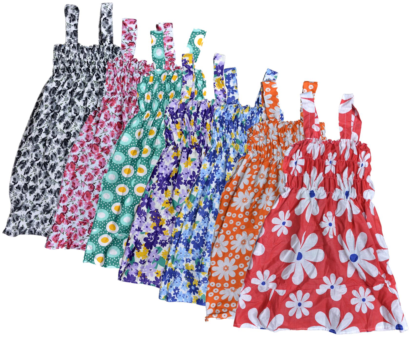 

KAVYA Baby Girls Cotton Printed Frock (Multi)