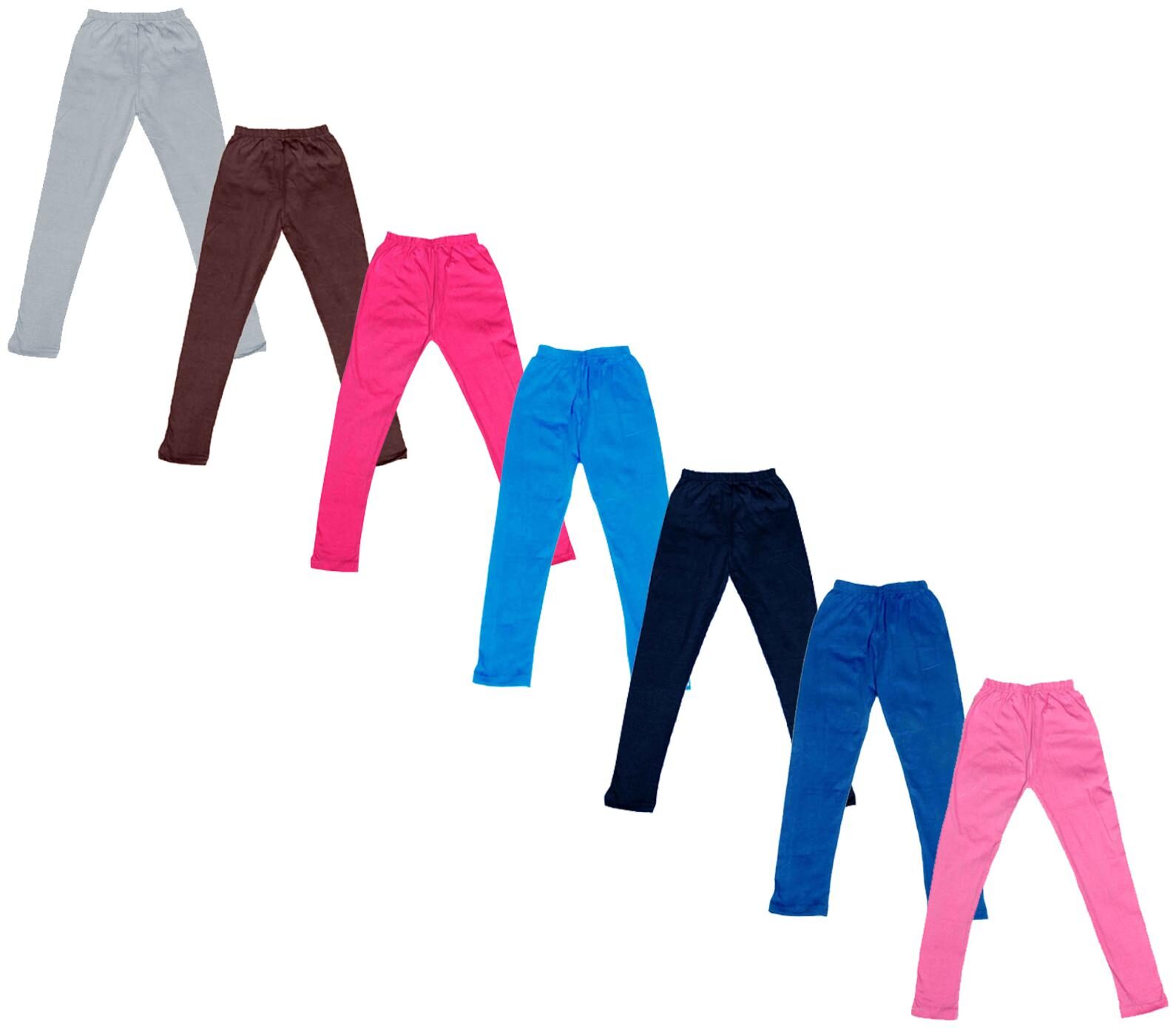 

Kavya Baby girl Cotton Solid Leggings - Multi