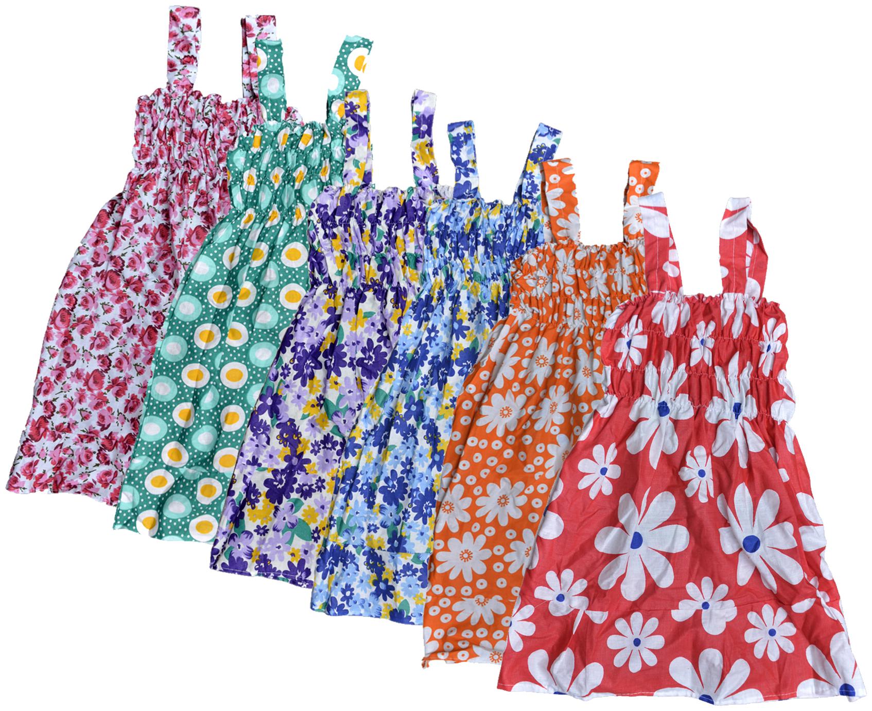 

KAVYA Baby Girls Cotton Printed Frock (Multi)
