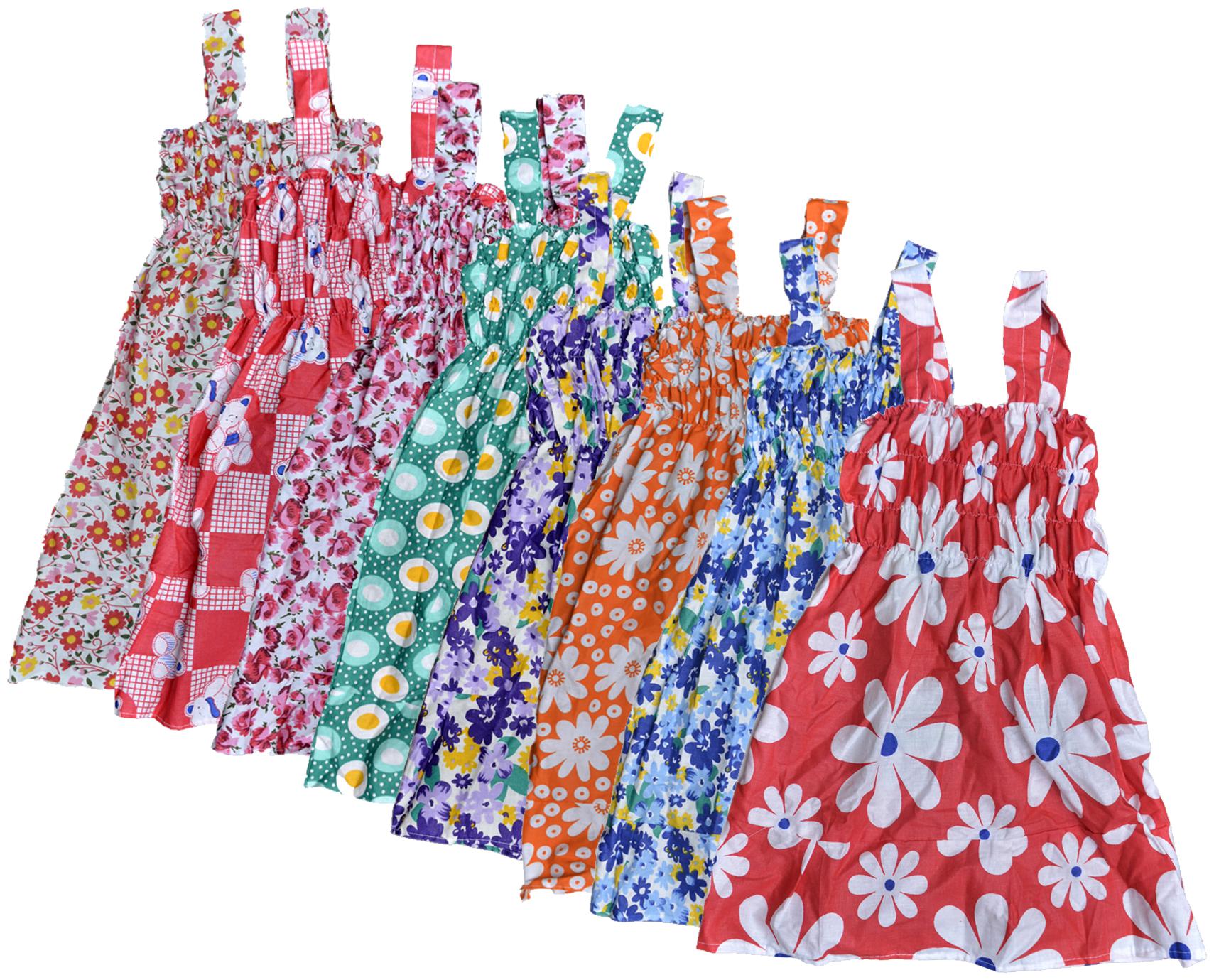 

KAVYA Baby Girls Cotton Printed Frock (Multi)