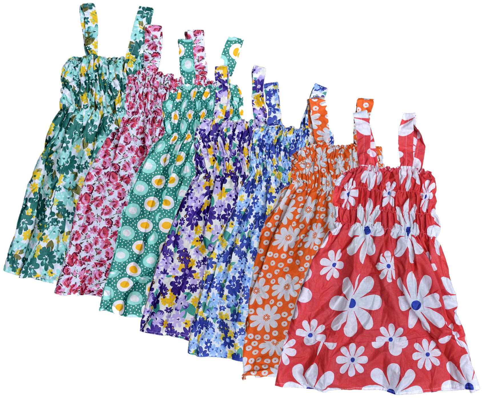 

KAVYA Baby Girls Cotton Printed Frock (Multi)