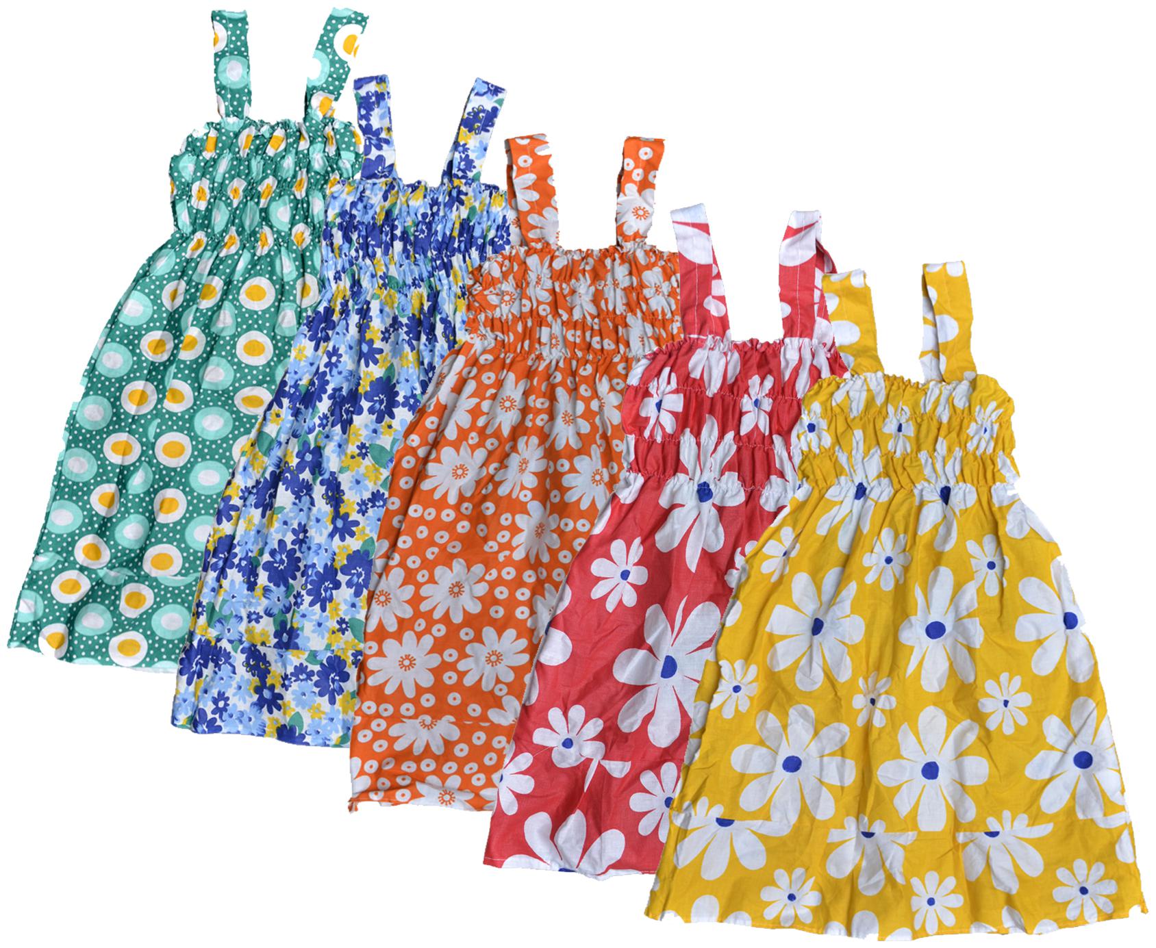 

KAVYA Baby Girls Cotton Printed Frock (Multi)