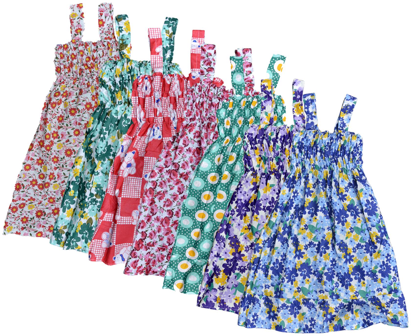 

KAVYA Baby Girls Cotton Printed Frock (Multi)