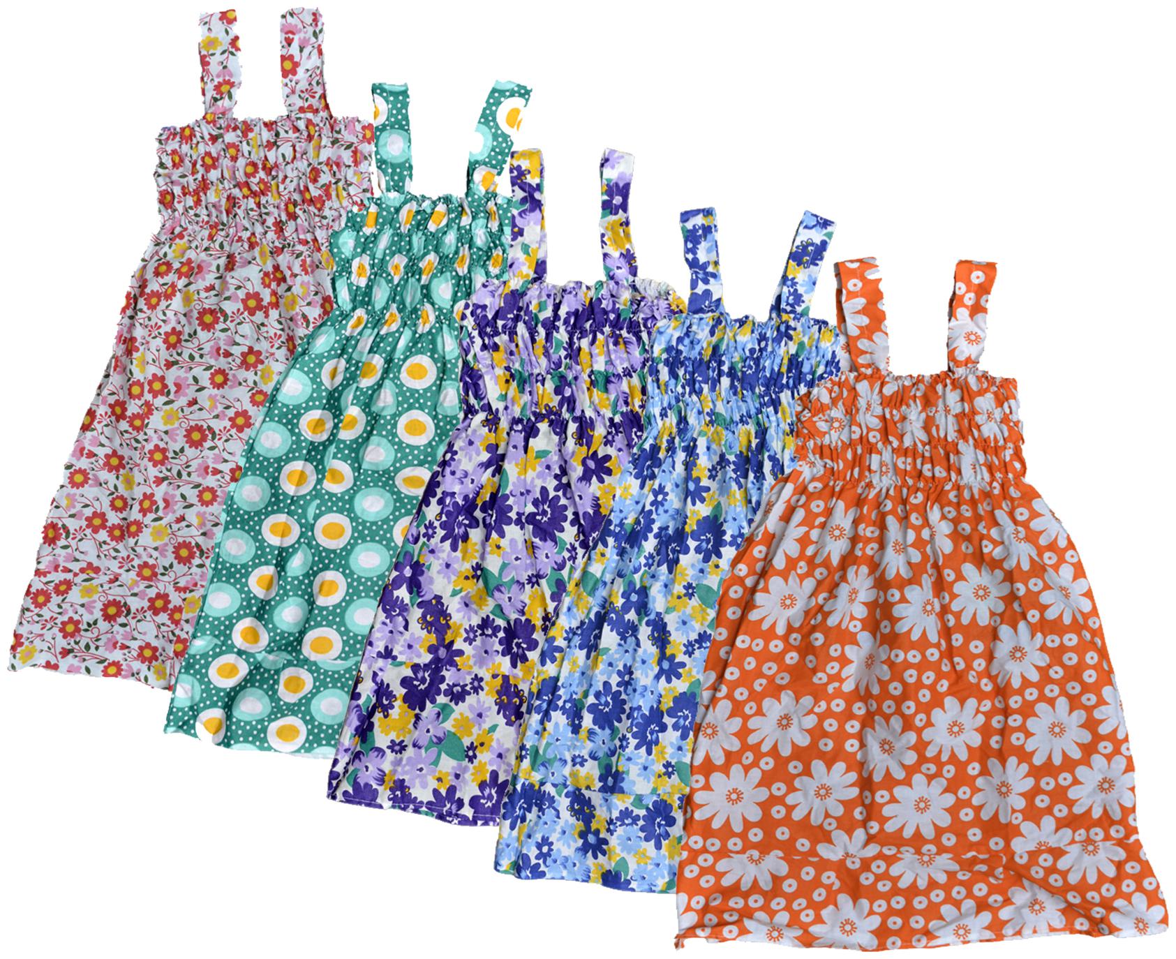 

KAVYA Baby Girls Cotton Printed Frock (Multi)