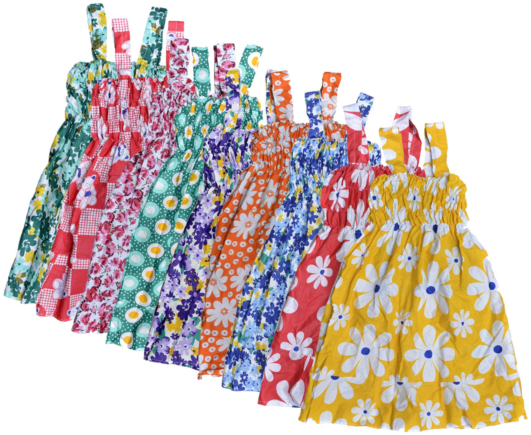 

KAVYA Baby Girls Cotton Printed Frock (Multi)