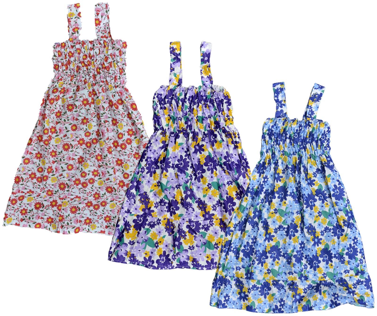 

Kavya Multi Cotton Sleeveless Knee Length Princess Frock ( Pack of 3 )