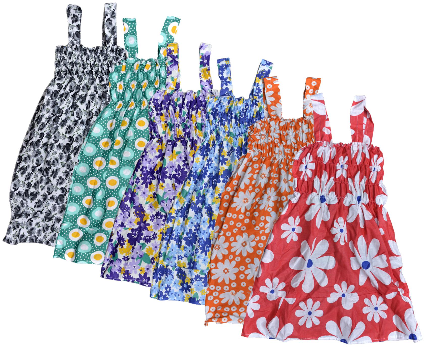 

KAVYA Baby Girls Cotton Printed Frock (Multi)