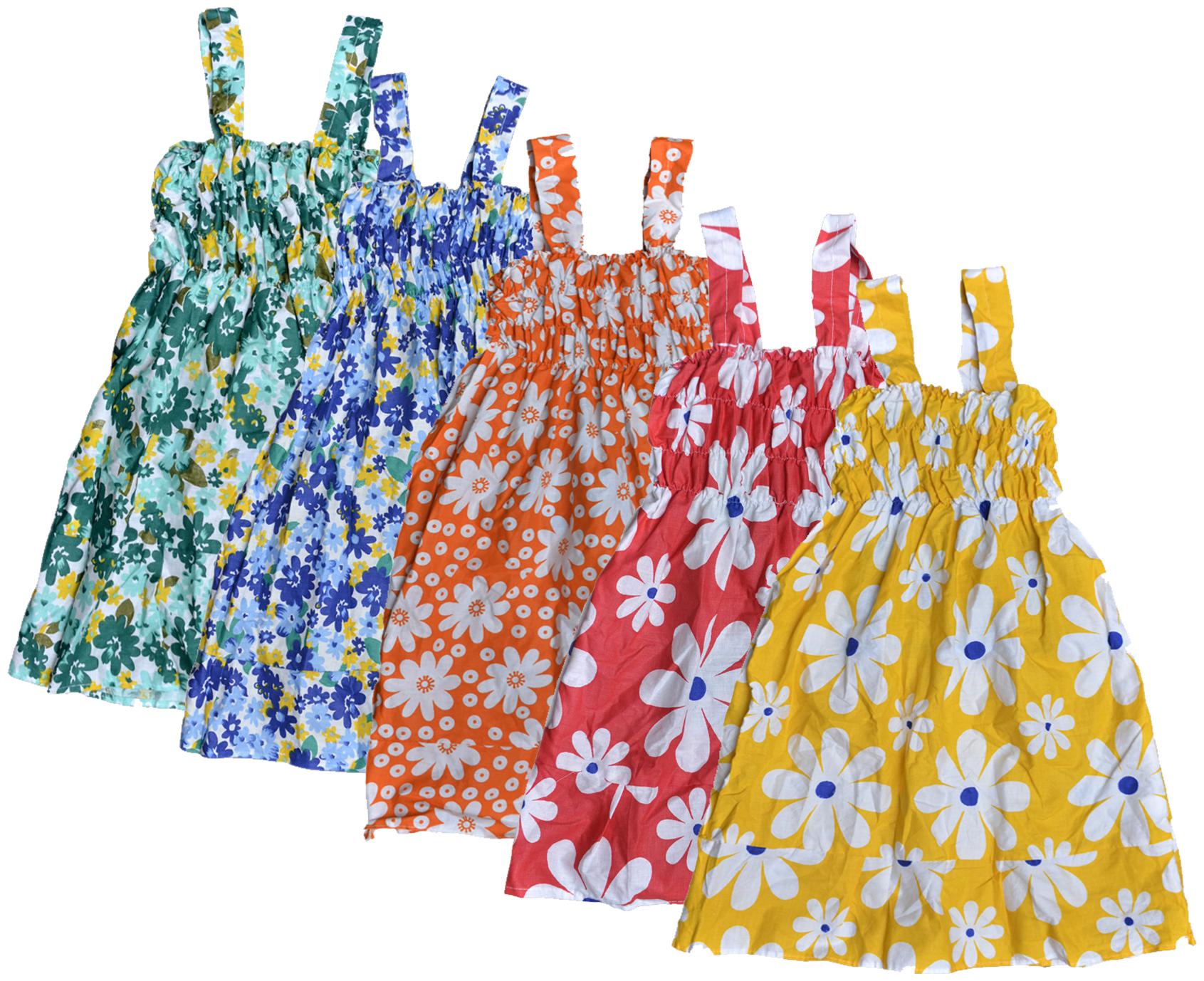 

KAVYA Baby Girls Cotton Printed Frock (Multi)