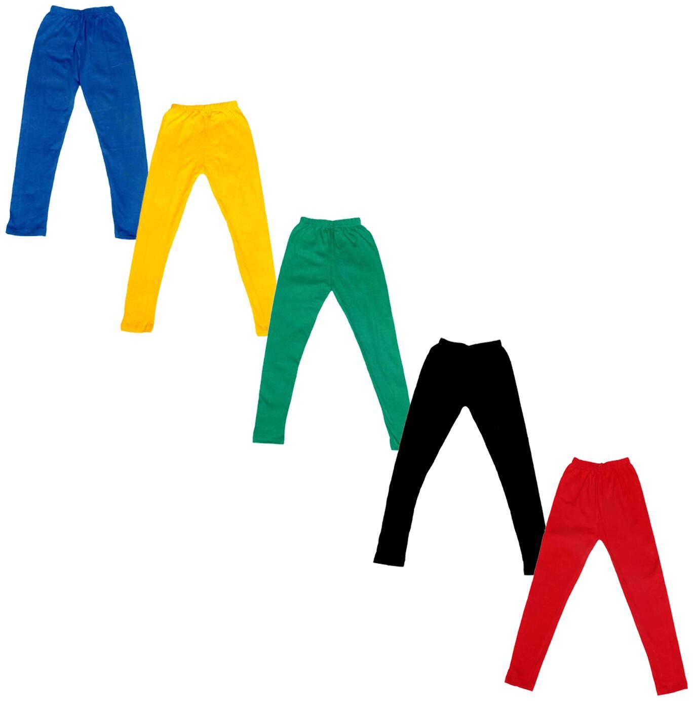 

Kavya Baby girl Cotton Solid Leggings - Multi