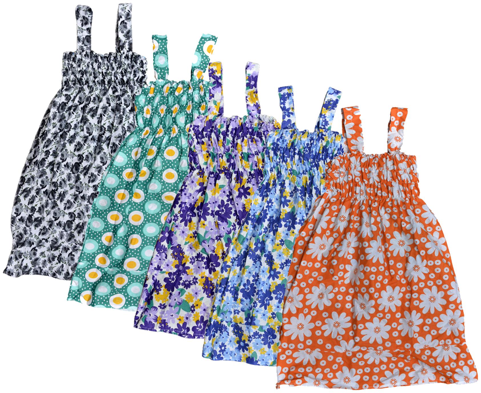 

KAVYA Baby Girls Cotton Printed Frock (Multi)