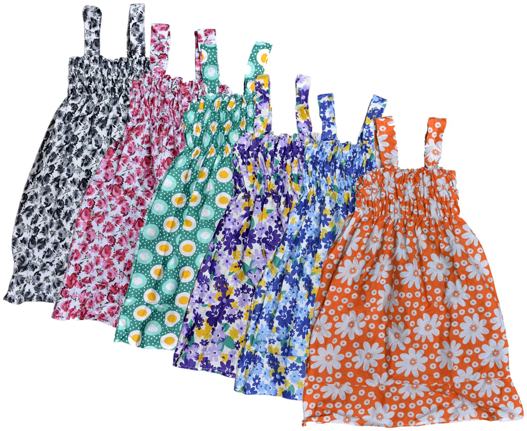 

KAVYA Baby Girls Cotton Printed Frock (Multi)