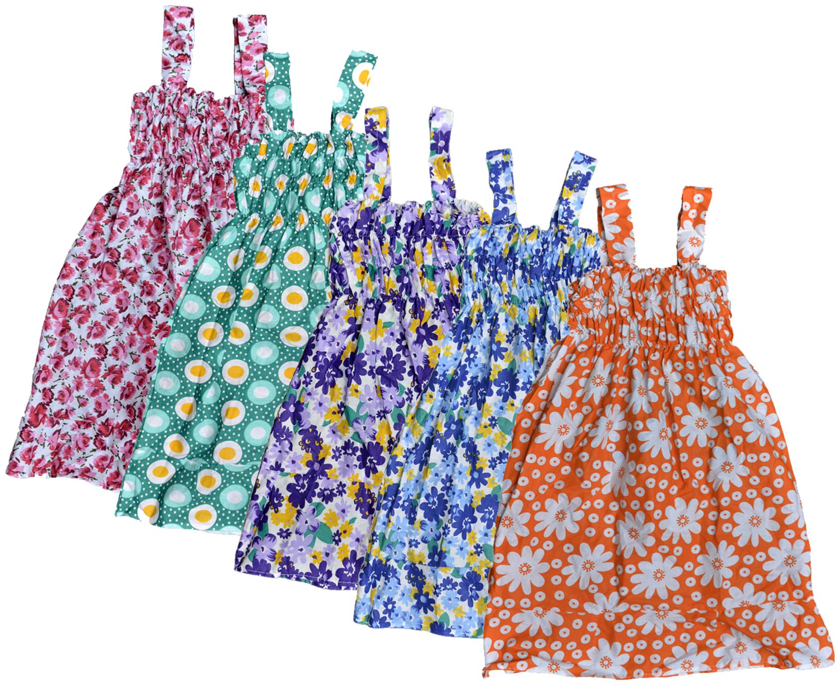 

KAVYA Baby Girls Cotton Printed Frock (Multi)