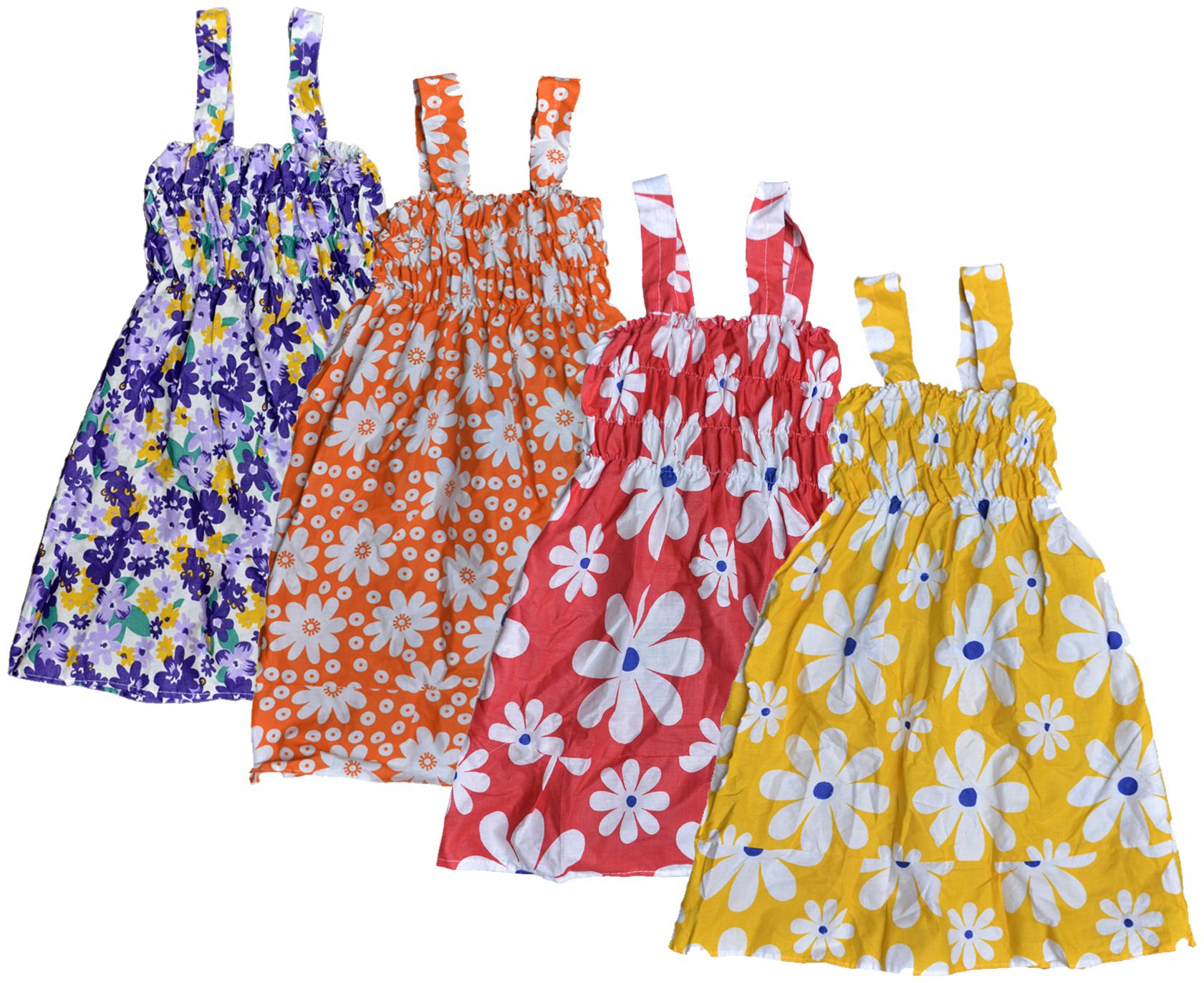 

KAVYA Baby Girls Cotton Printed Frock (Multi)