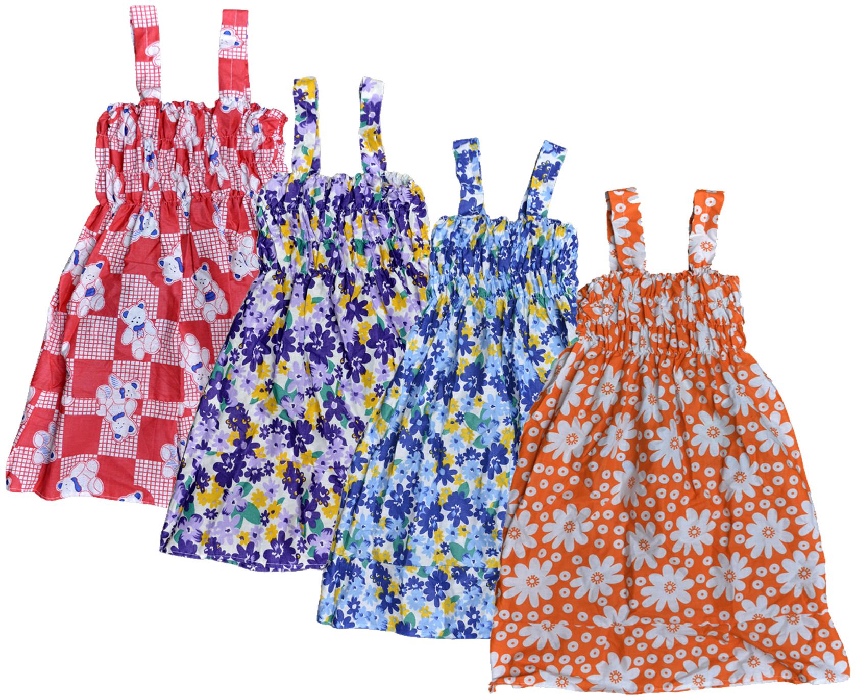 

KAVYA Baby Girls Cotton Printed Frock (Multi)