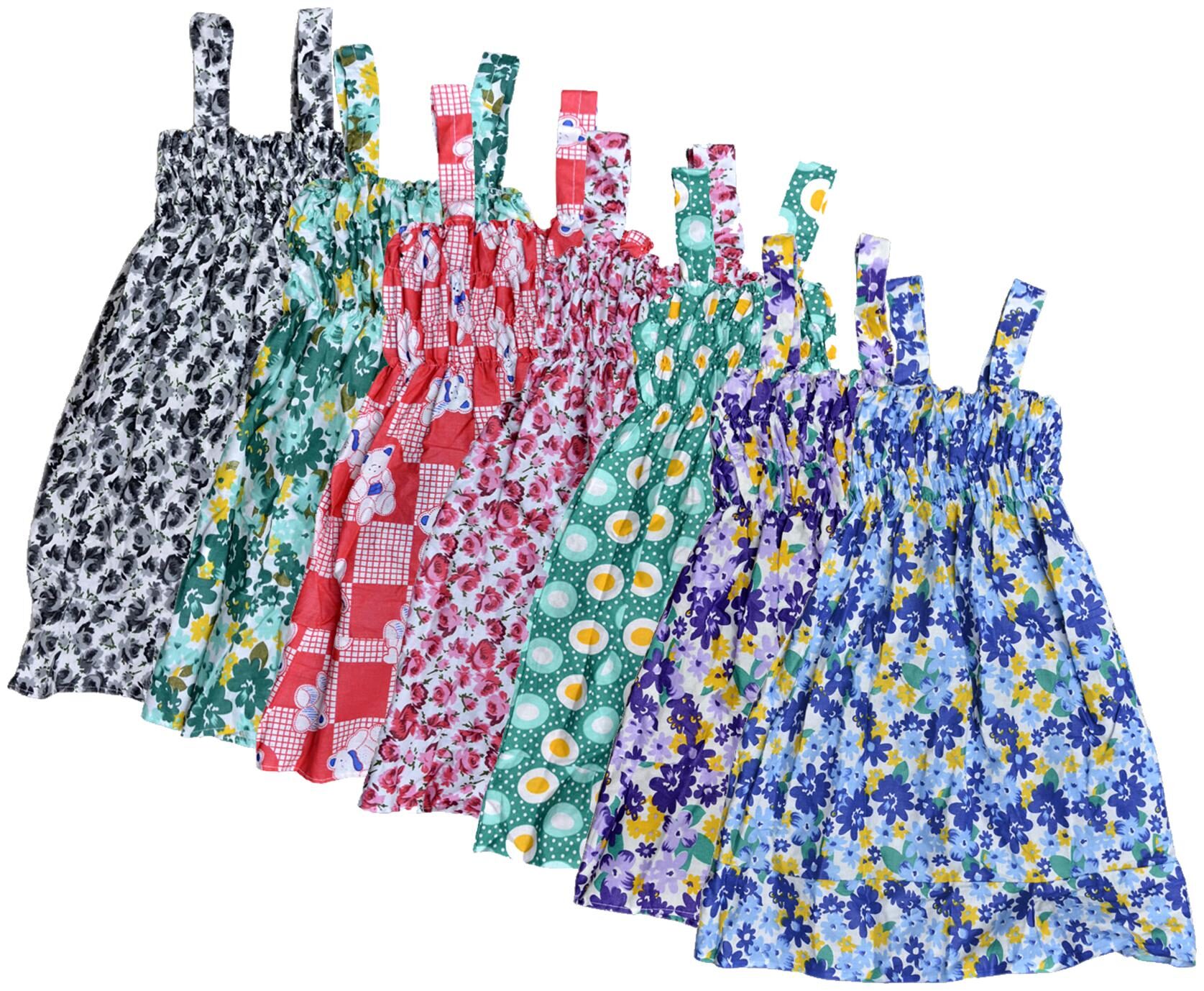 

KAVYA Baby Girls Cotton Printed Frock (Multi)