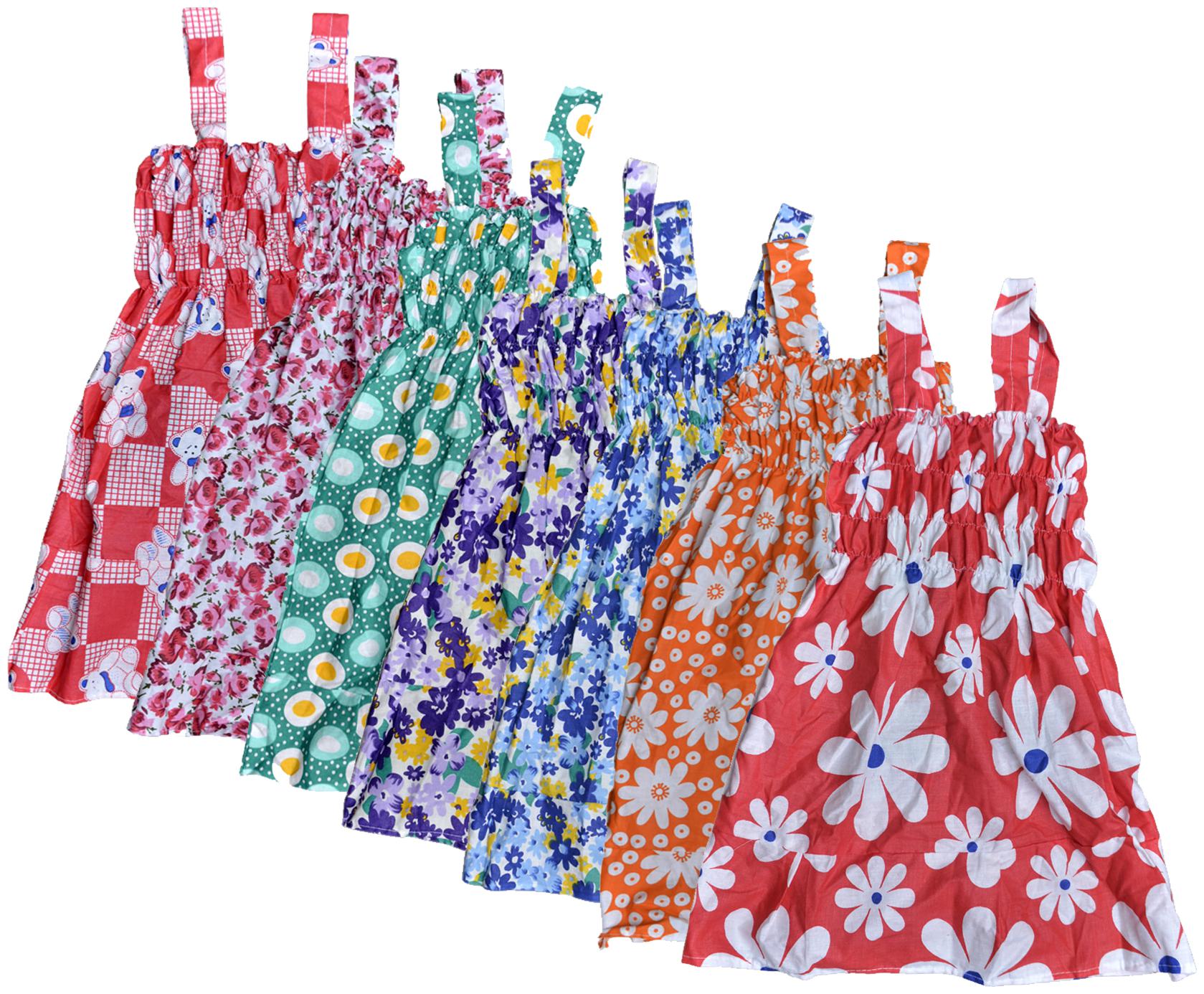 

KAVYA Baby Girls Cotton Printed Frock (Multi)