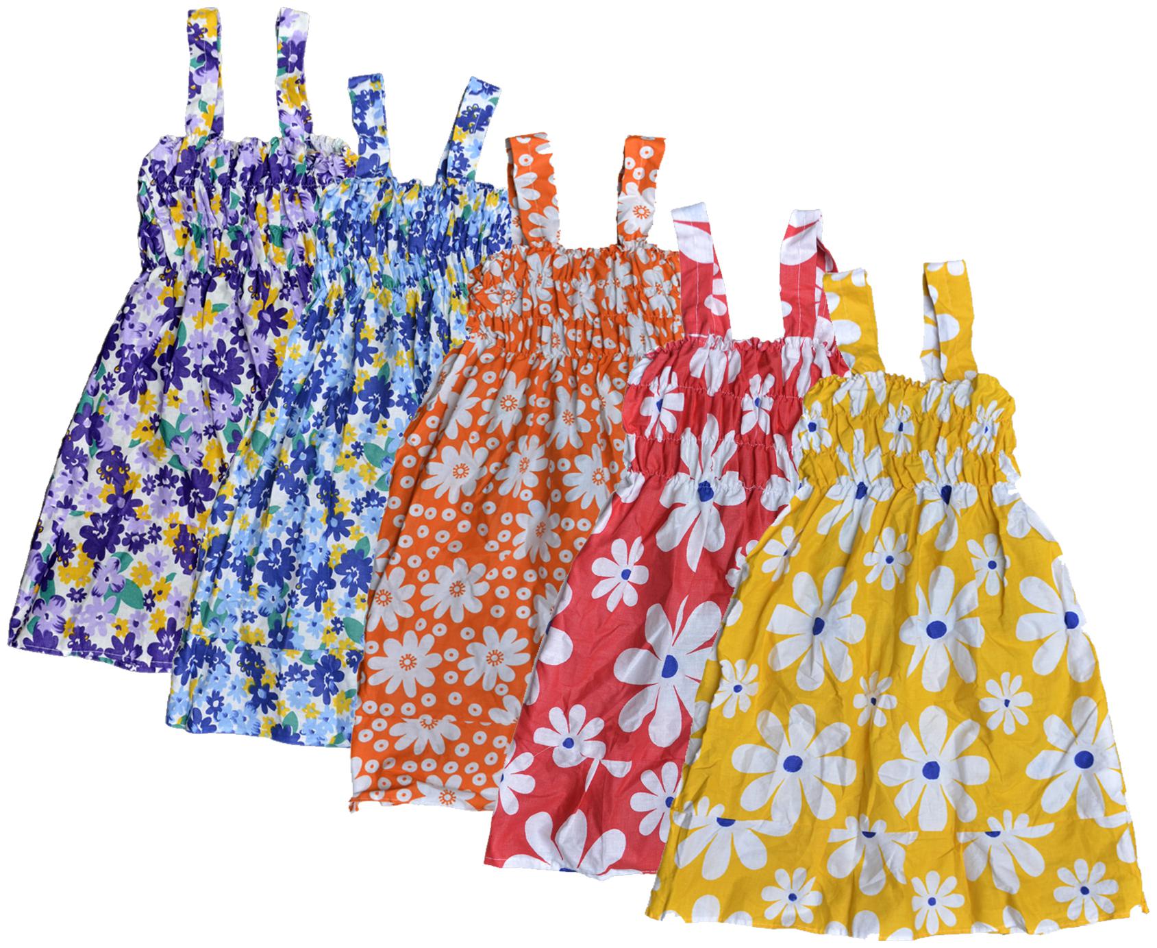 

KAVYA Baby Girls Cotton Printed Frock (Multi)