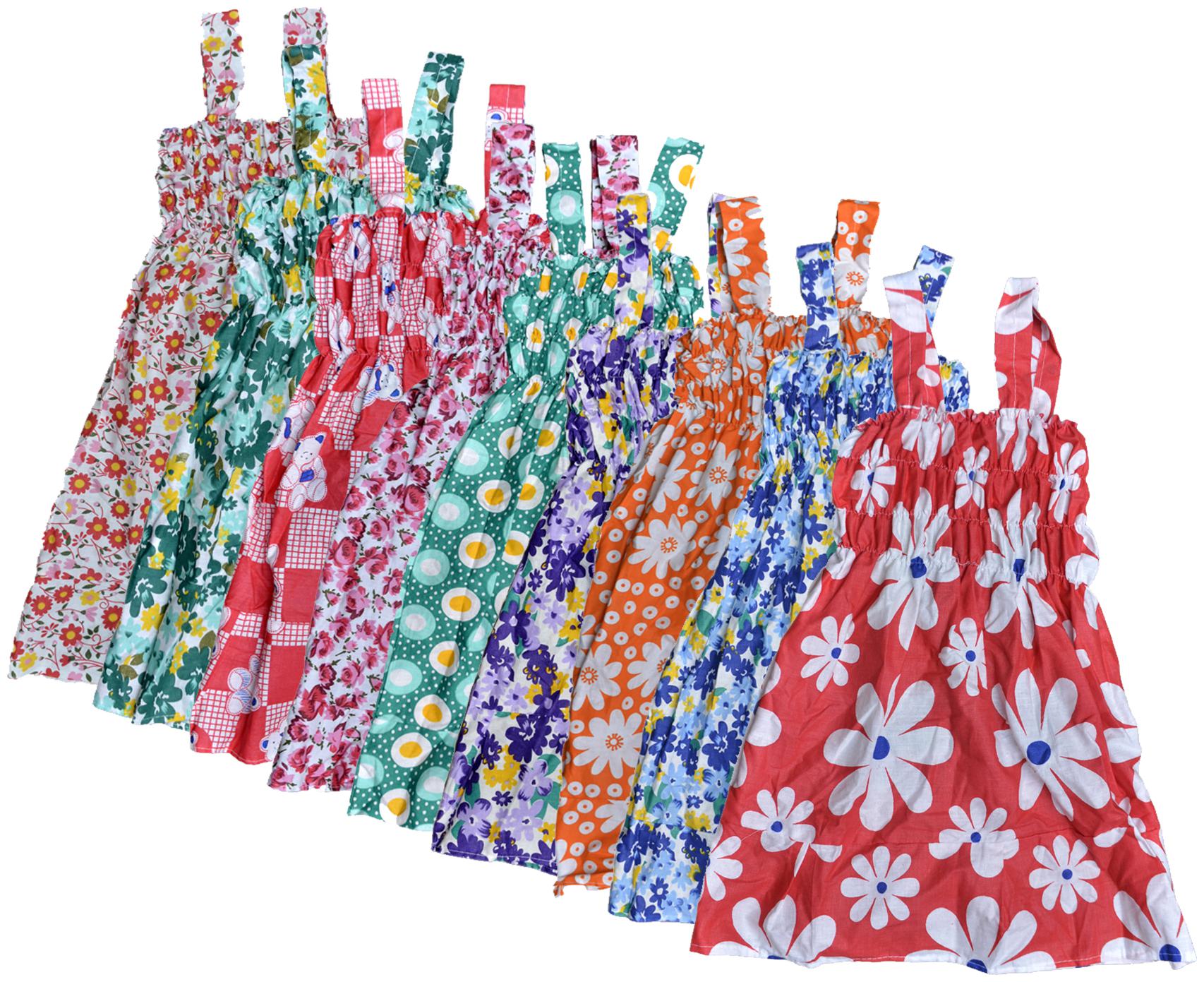 

KAVYA Baby Girls Cotton Printed Frock (Multi)