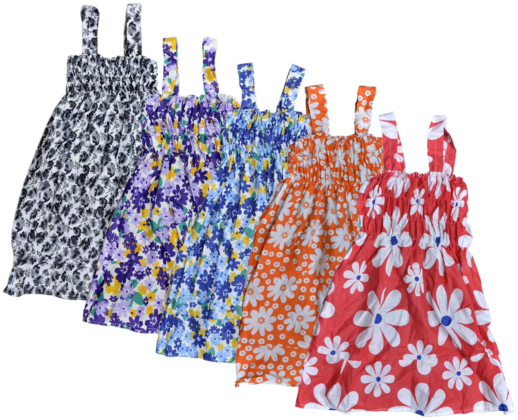 

KAVYA Baby Girls Cotton Printed Frock (Multi)