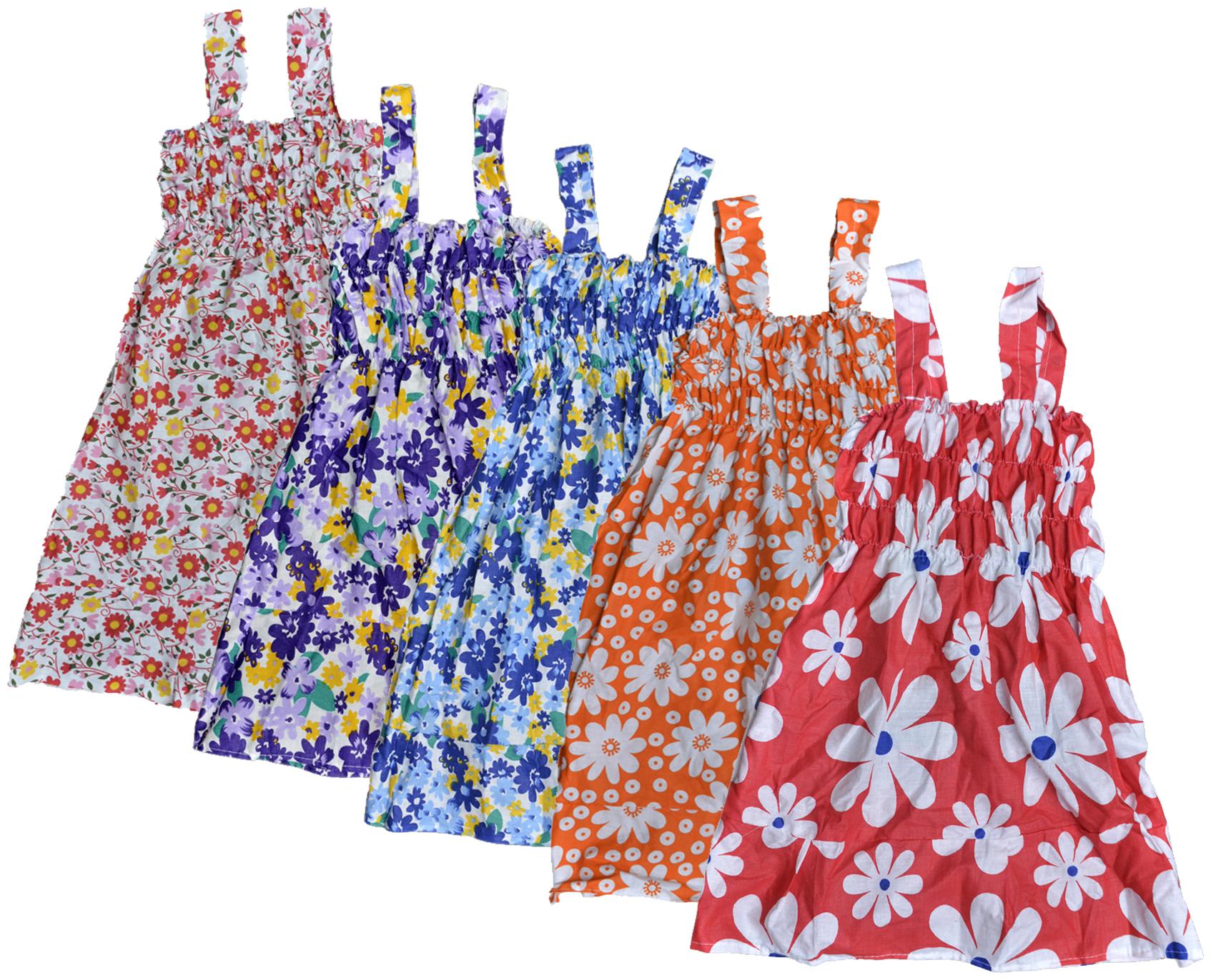 

KAVYA Baby Girls Cotton Printed Frock (Multi)