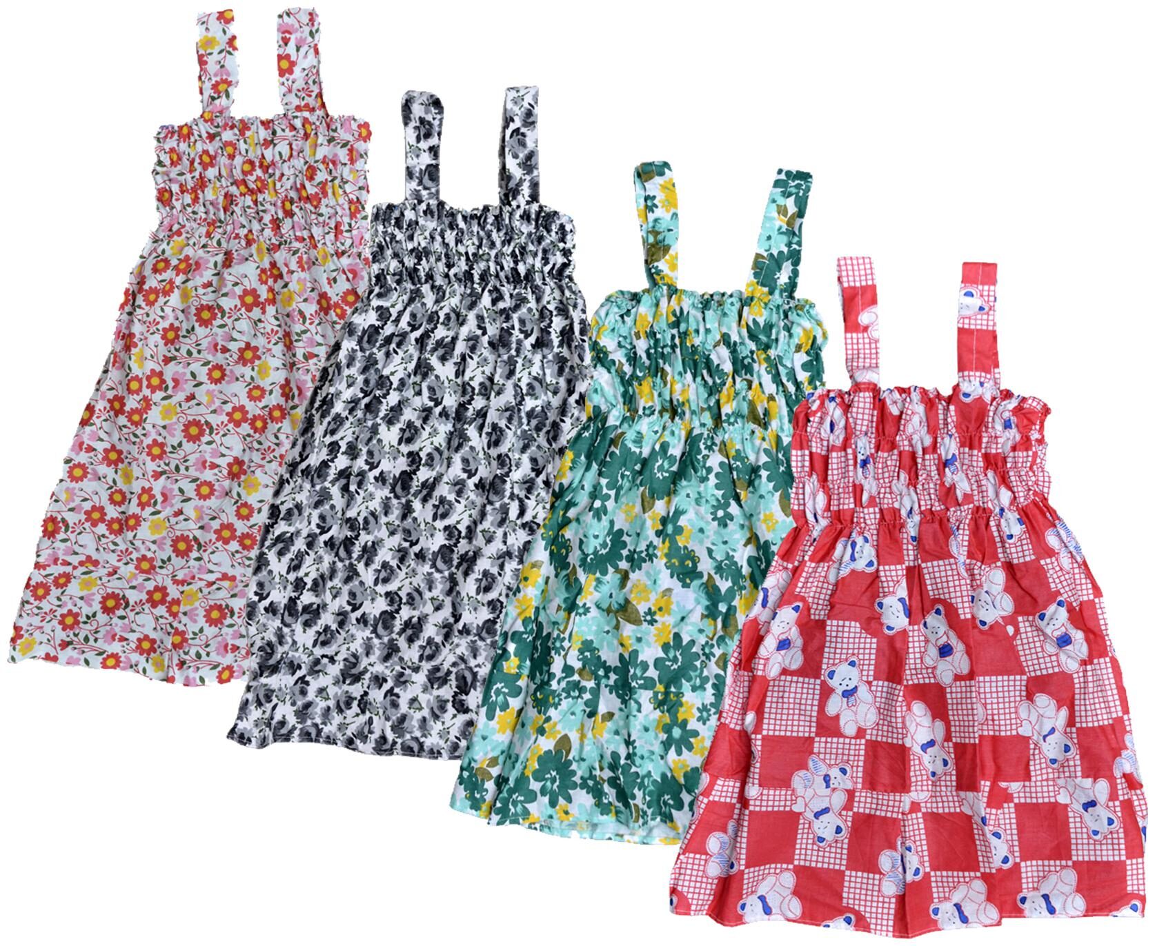 

KAVYA Baby Girls Cotton Printed Frock (Multi)
