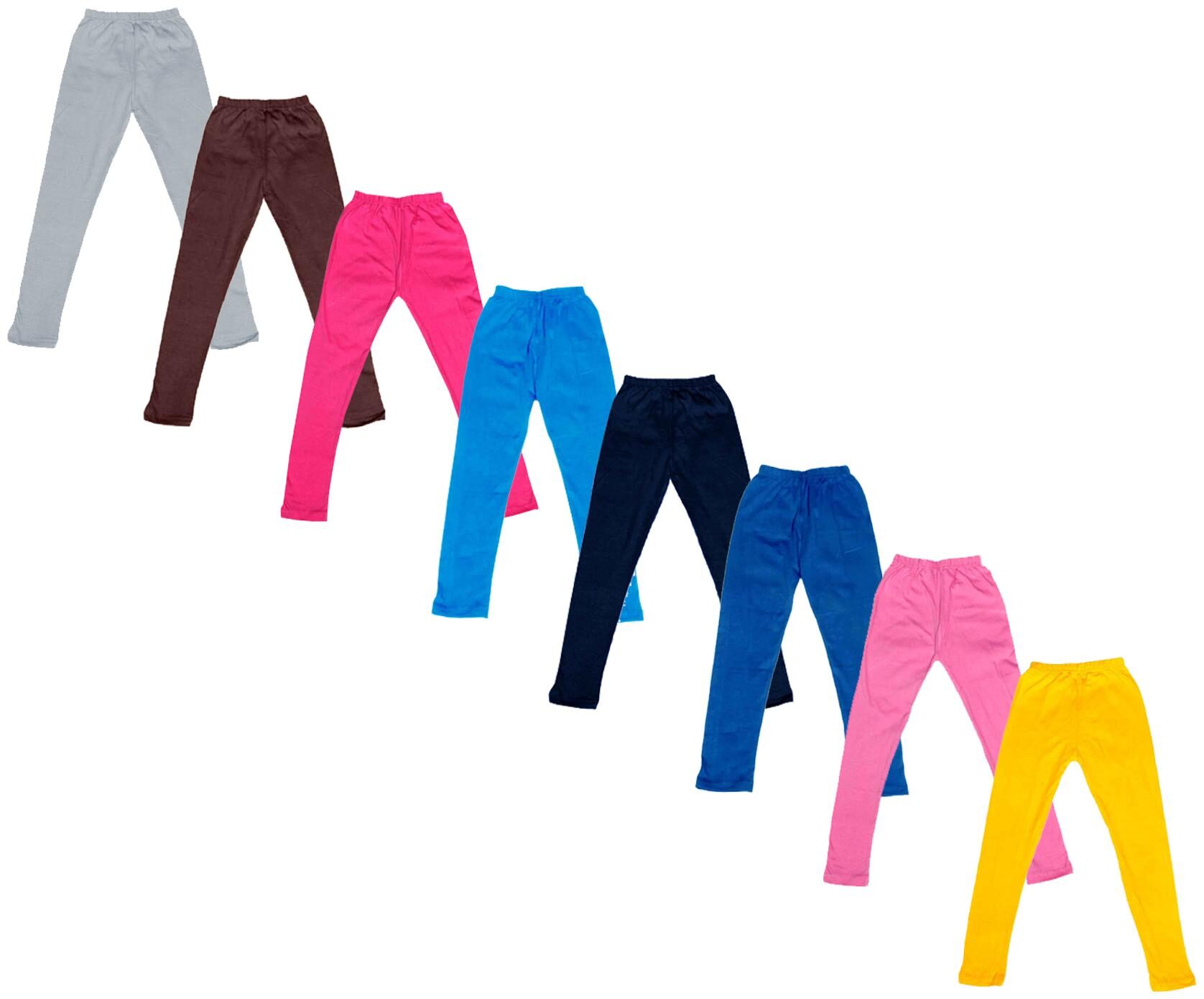 

Kavya Baby girl Cotton Solid Leggings - Multi