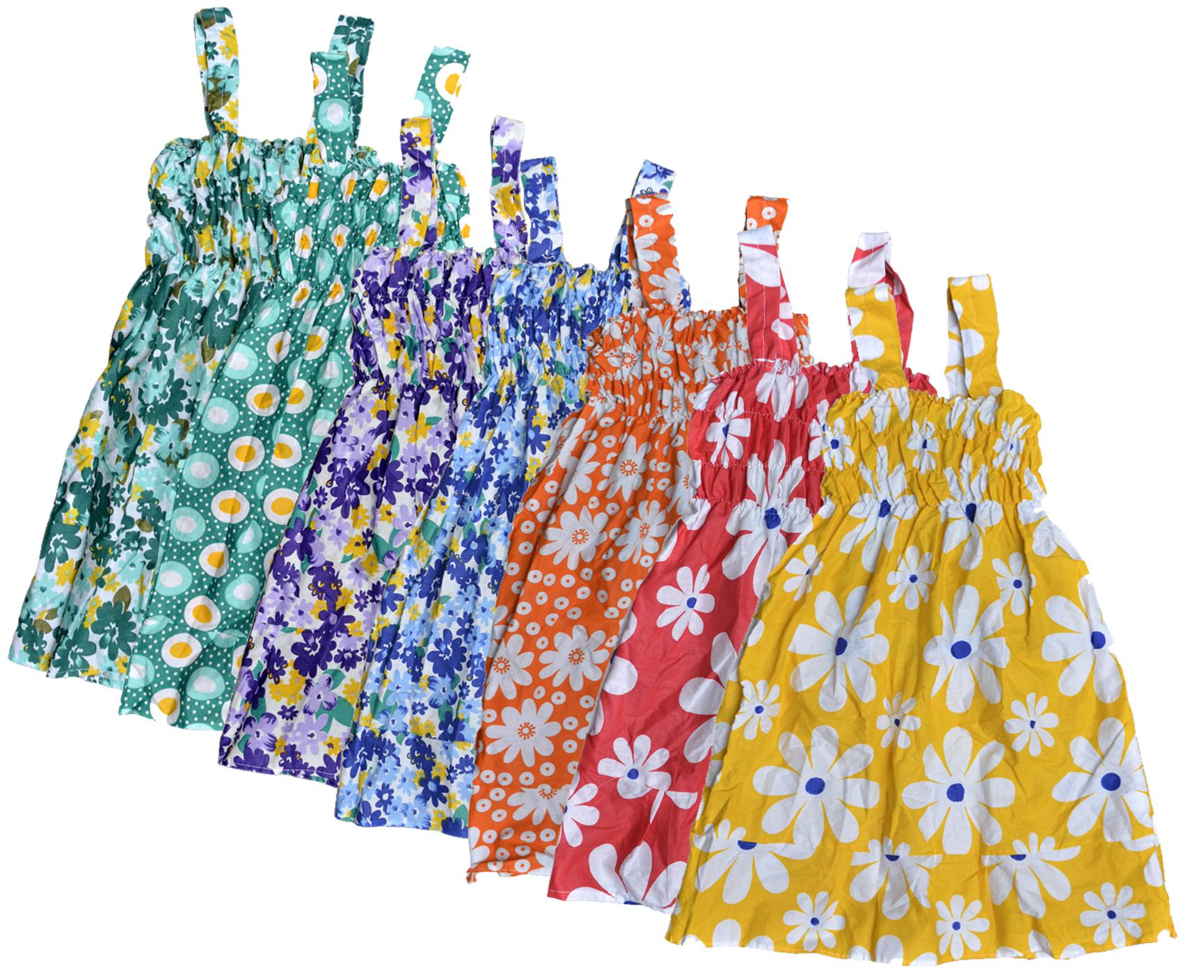 

KAVYA Baby Girls Cotton Printed Frock (Multi)