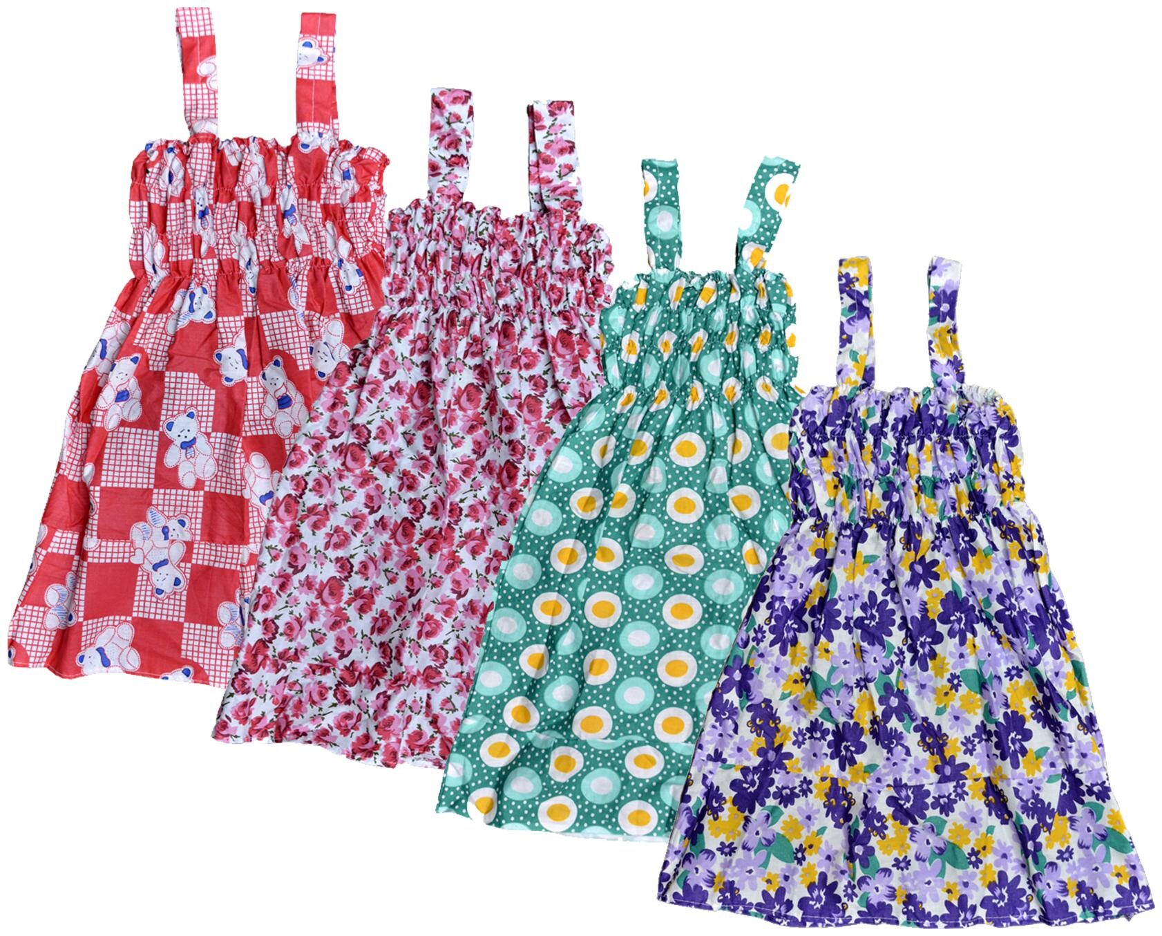 

KAVYA Baby Girls Cotton Printed Frock (Multi)