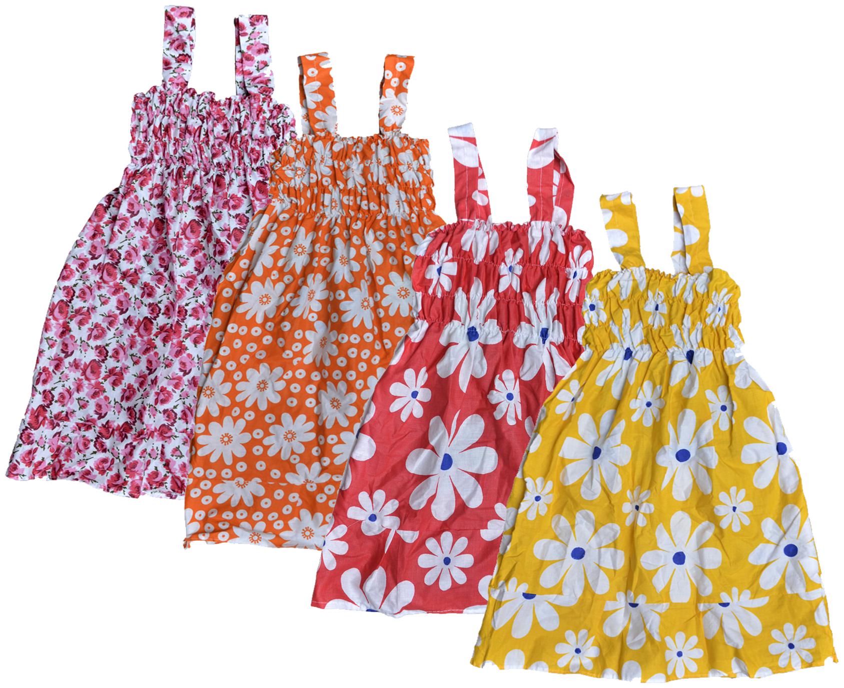 

KAVYA Baby Girls Cotton Printed Frock (Multi)