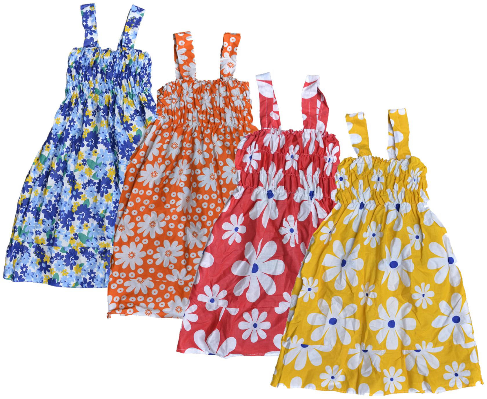 

KAVYA Baby Girls Cotton Printed Frock (Multi)