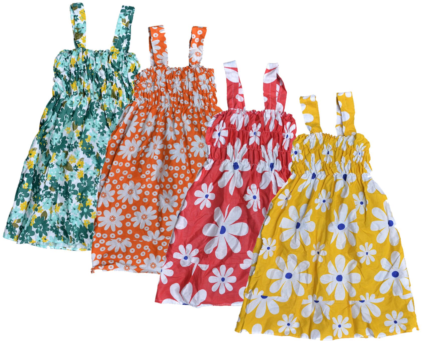 

KAVYA Baby Girls Cotton Printed Frock (Multi)