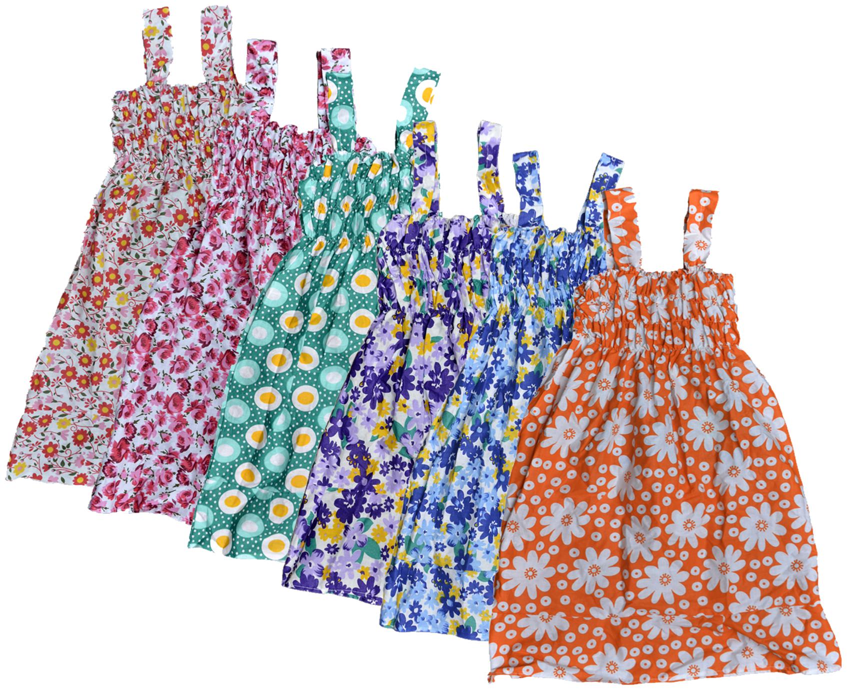 

KAVYA Baby Girls Cotton Printed Frock (Multi)