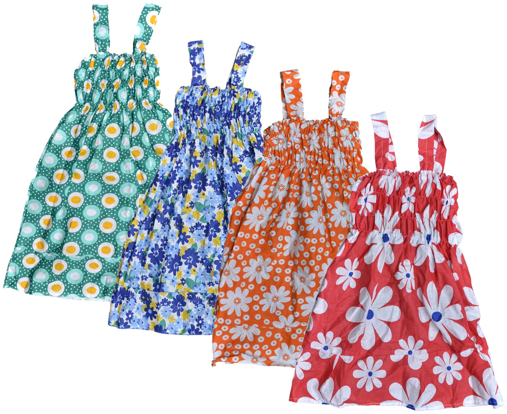 

KAVYA Baby Girls Cotton Printed Frock (Multi)