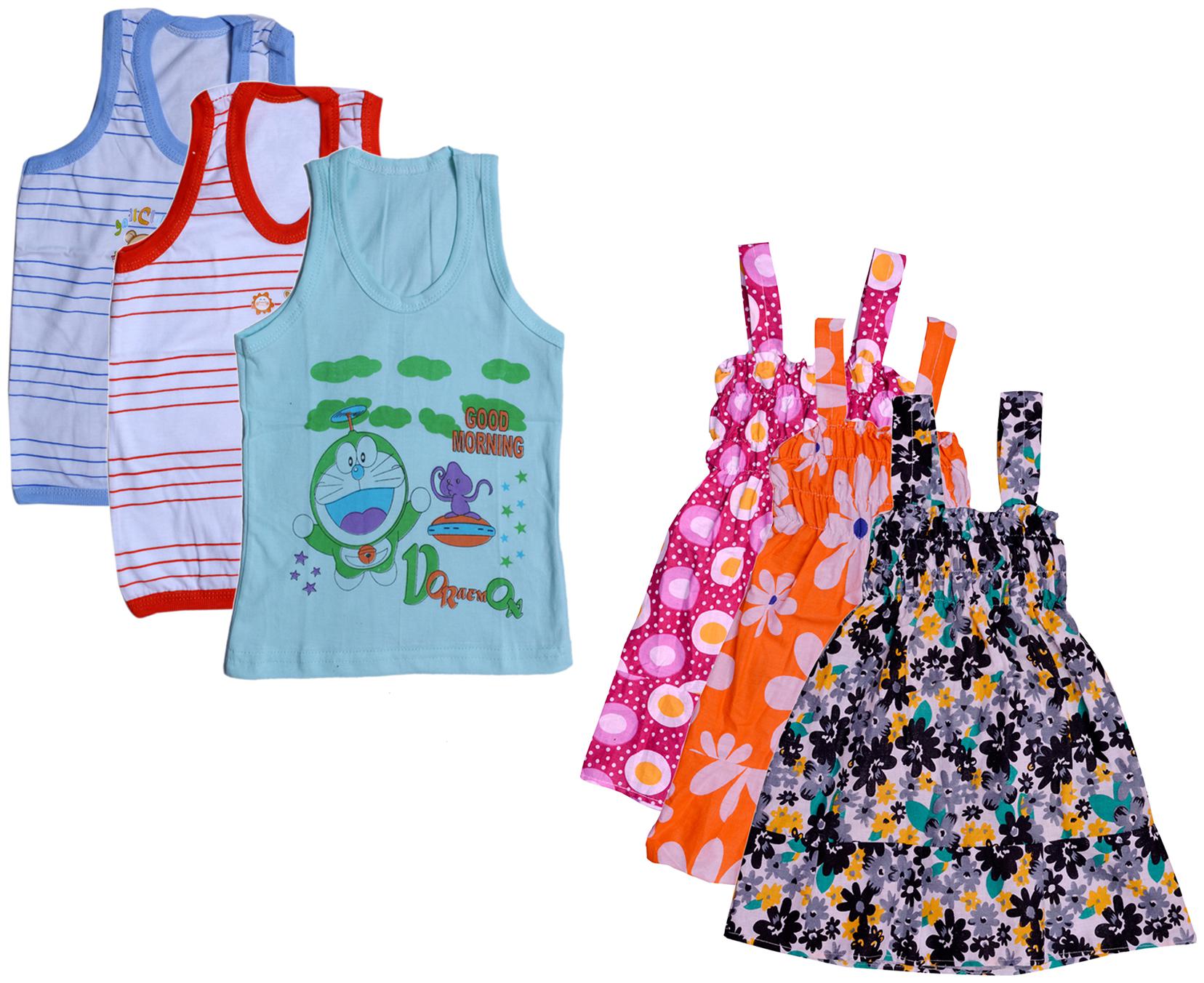 

Kavya Girl Cotton Printed Top - Multi