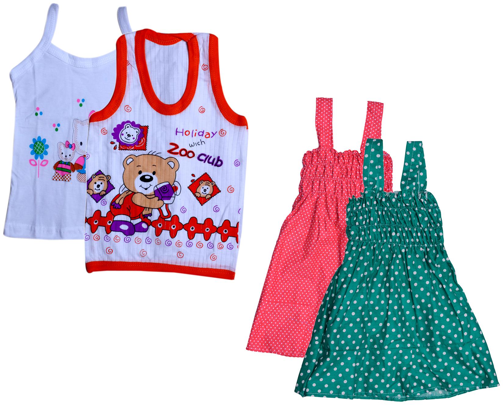 

Kavya Girl Cotton Printed Top - Multi