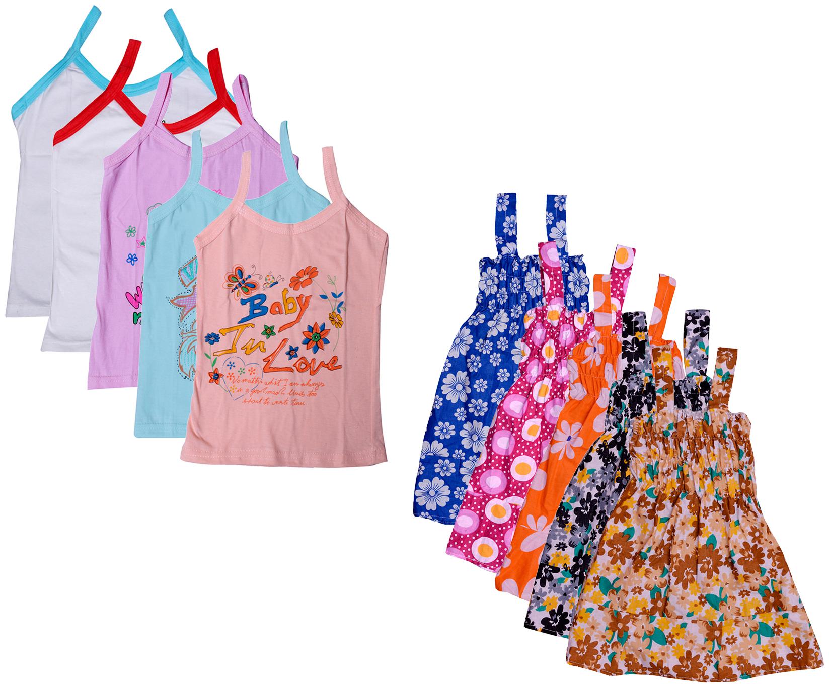 

Kavya Girl Cotton Printed Top - Multi