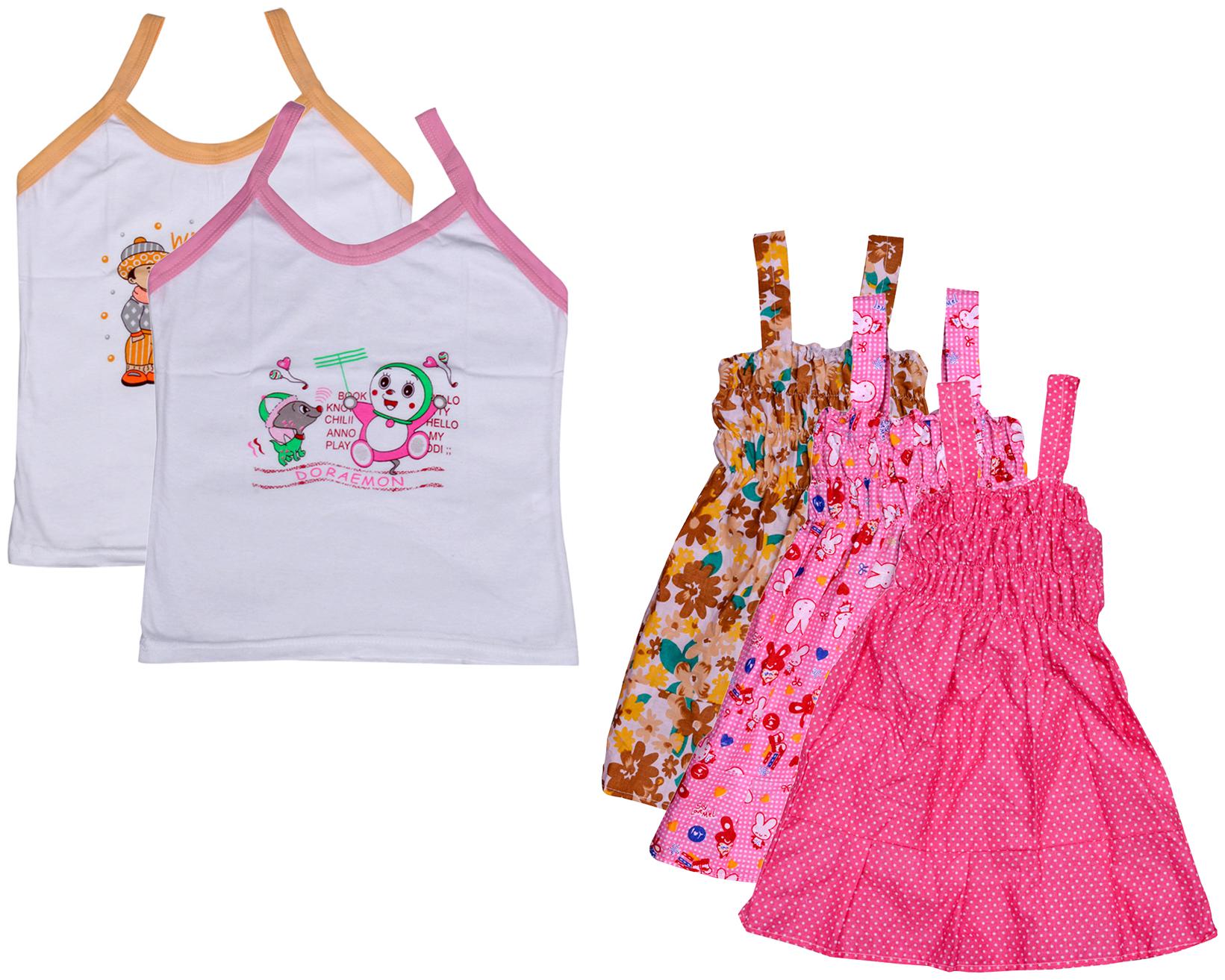 

Kavya Girl Cotton Printed Top - Multi