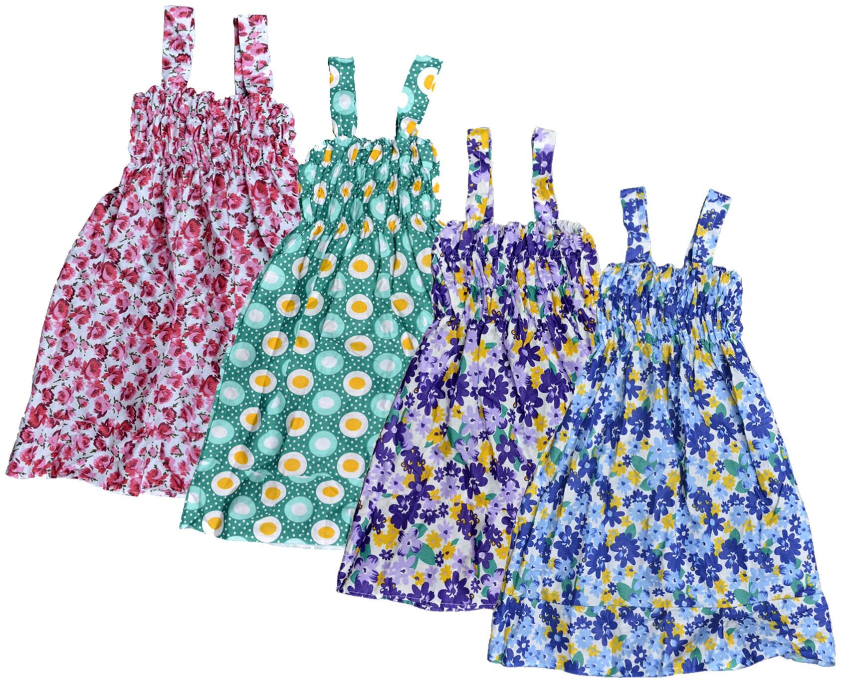 

KAVYA Baby Girls Cotton Printed Frock (Multi)