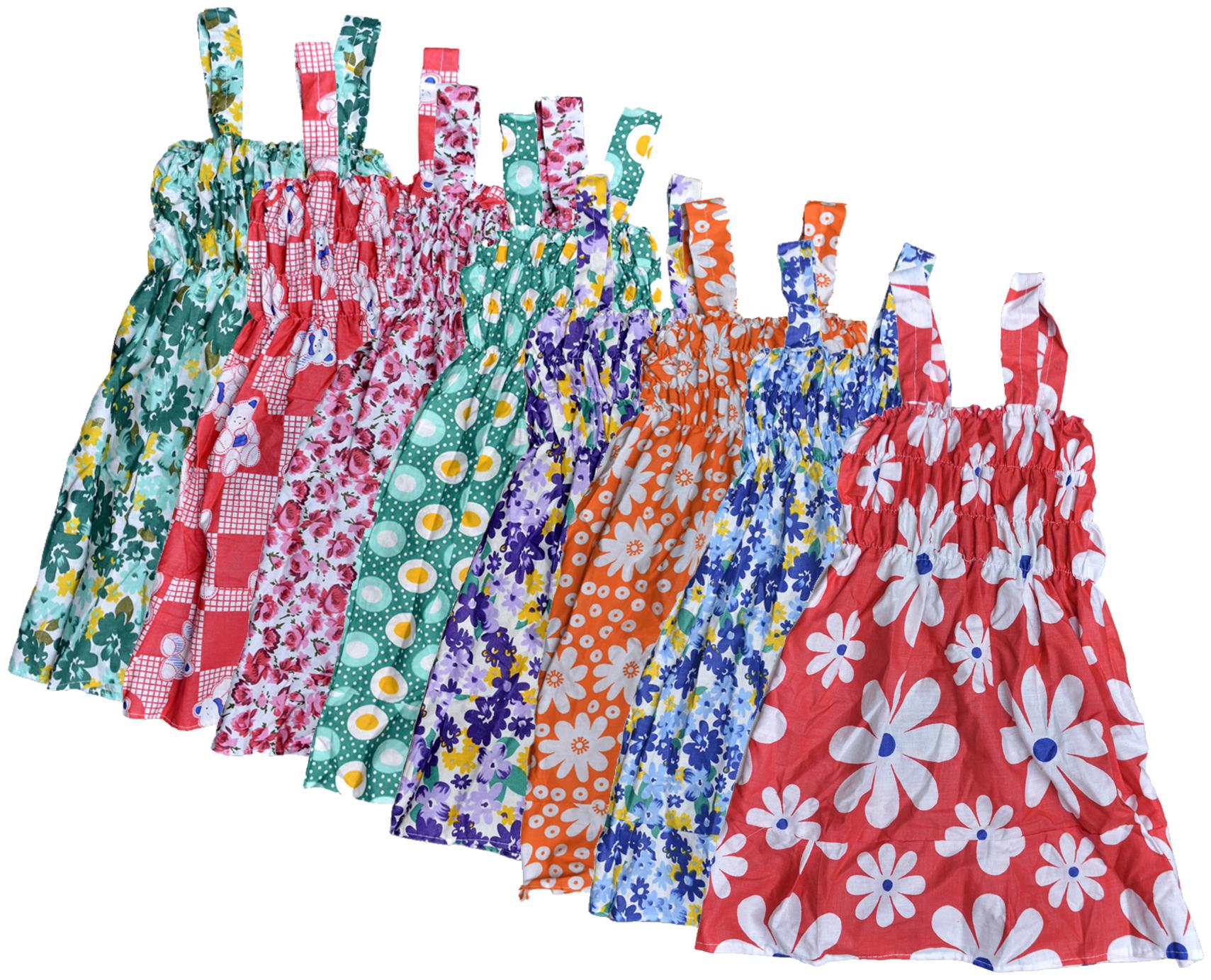 

KAVYA Baby Girls Cotton Printed Frock (Multi)