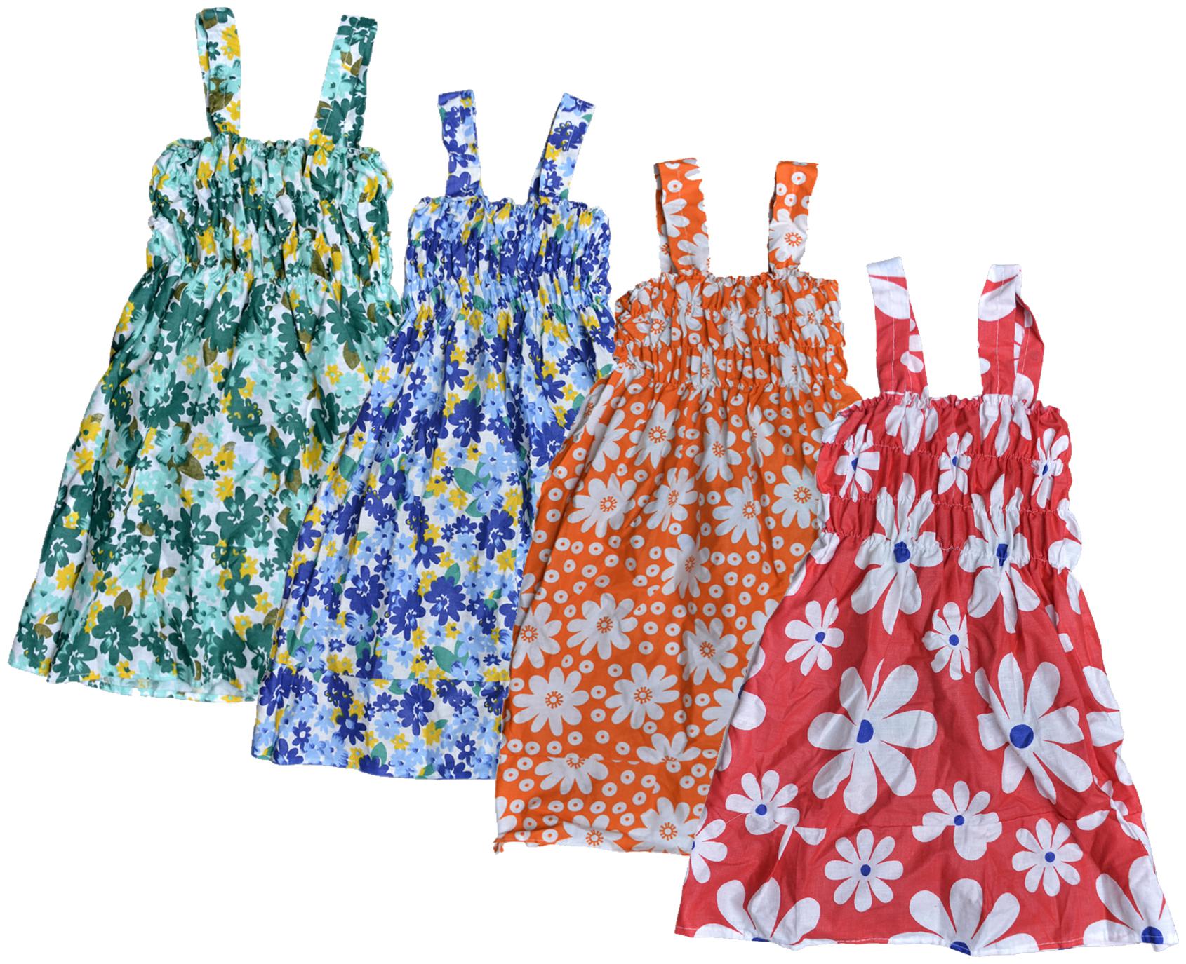 

KAVYA Baby Girls Cotton Printed Frock (Multi)