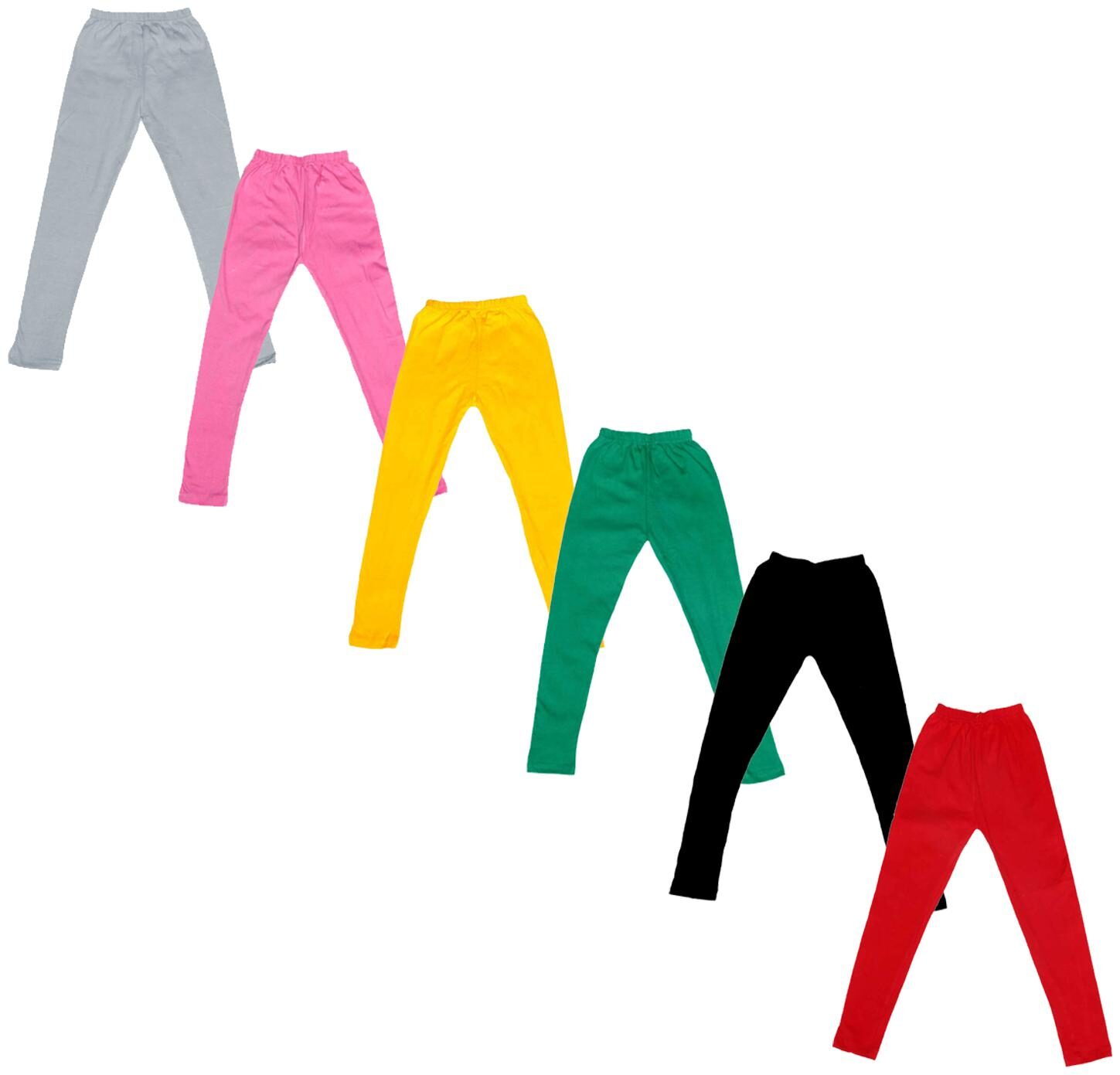 

Kavya Baby girl Cotton Solid Leggings - Multi