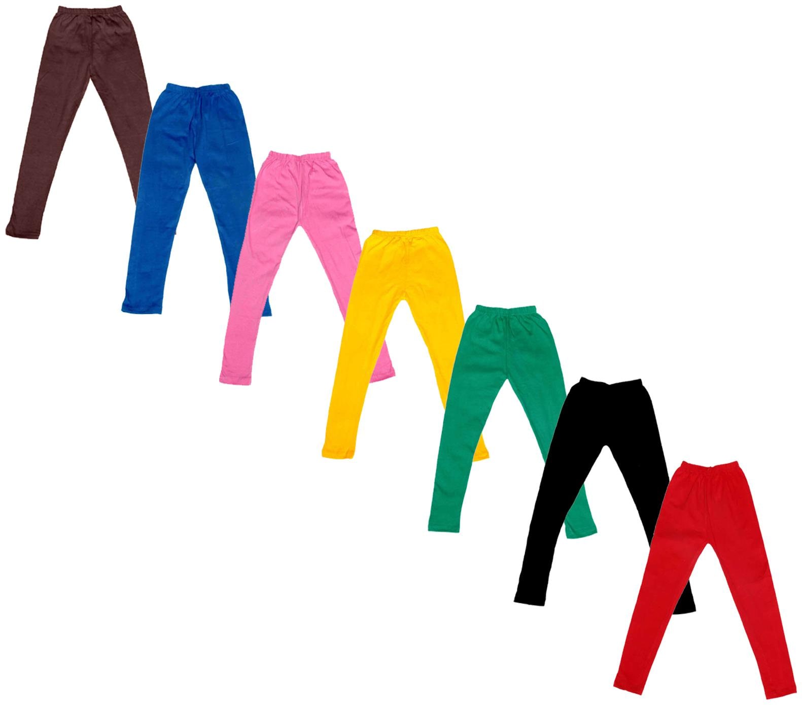 

Kavya Baby girl Cotton Solid Leggings - Multi