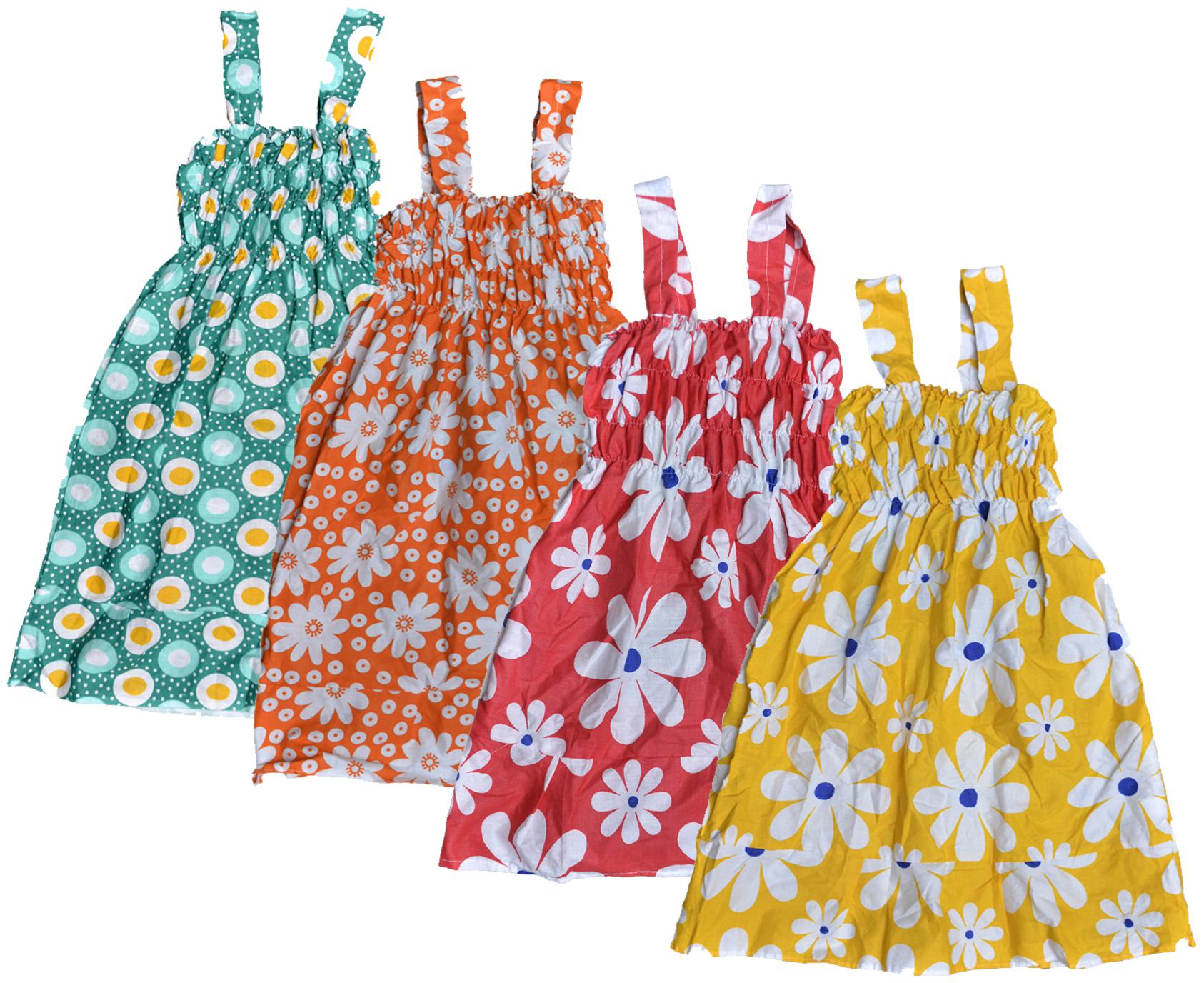 

KAVYA Baby Girls Cotton Printed Frock (Multi)