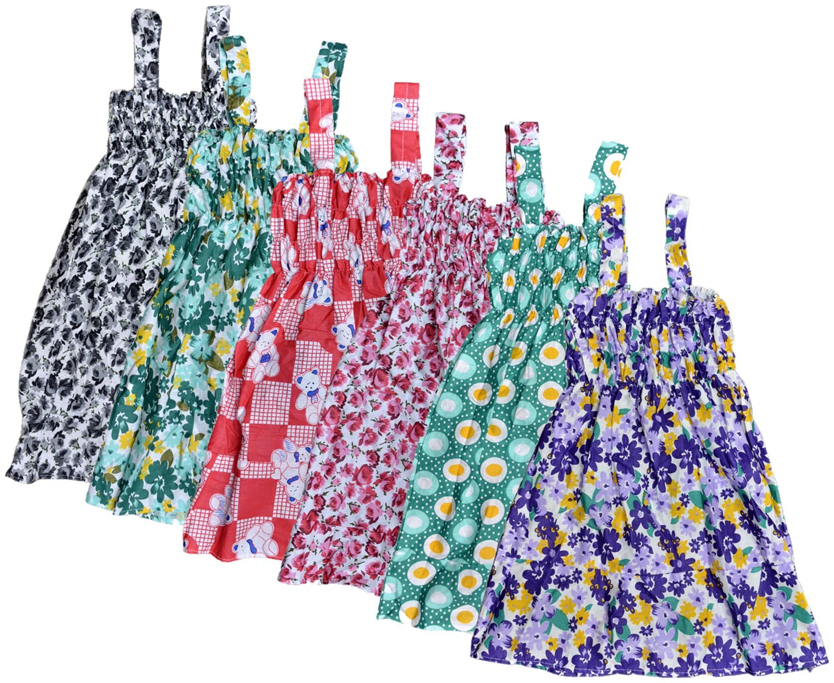 

KAVYA Baby Girls Cotton Printed Frock (Multi)
