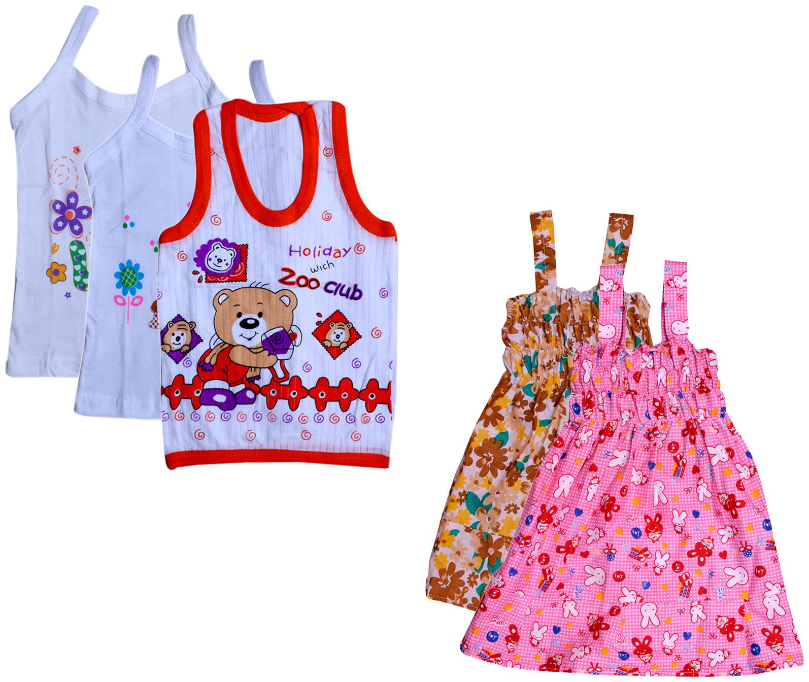 

Kavya Girl Cotton Printed Top - Multi